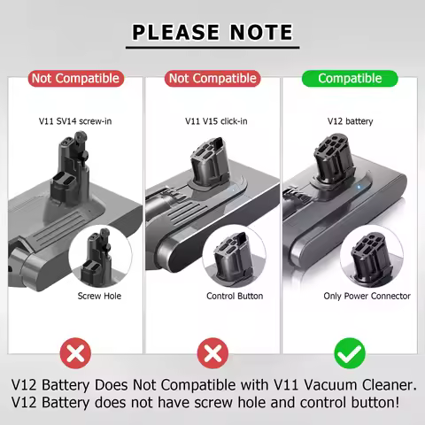 For Dyson V12 25.2V 6000mAh Rechargeable Battery Vacuum Cleaner Battery For V12 Series SV20 SV30 SV3