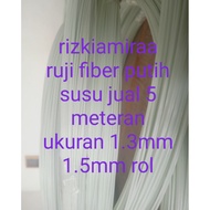 Milky white fiber spokes imported black/ 1mm1.3mm1.5mm sold 5 meters roll