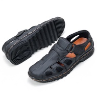 Sepatu Sandal Pria Casual Kulit Anti Slip Fordza