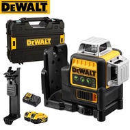 【สินค้าใหม่】DEWALT ไร้สาย 12V แบตเตอรี่ลิเธียมสีเขียวเครื่องวัดระดับแสง  เครื่องหมายเมตรผนังความแม่น