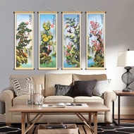 Set of 4 paintings - Wall Canvas Paintings Printed with Four Quarters