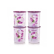 PROMO Tupperware Royale Bloom One Touch Canister Junior (4) 2L