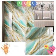 SUSANS Wall Stickers, Self Adhesive PVC Marble Tiles,  30x60cm Waterproof Floor Tile Sticker Kitchen
