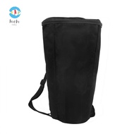 LUOLUVO Djembe Drum Bag,  Cloth 8 Inch Size African Drum Carry , Portable Black Color Drum Backpack 