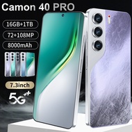 New Style Smartphone Camon40 Pro High Memory 16+1T Smartphone Temu Can