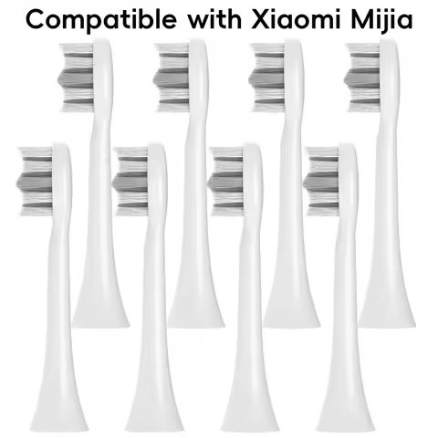 2/4/8/12pk Sonic Replacement Brush Heads Compatible with Xiaomi T300/T500/T500C/T700 Electric Toothb