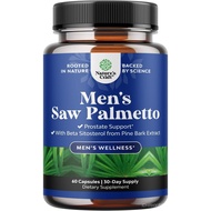 Saw Palmetto for Men with Beta Sitosterol - Saw Palmetto Extract Prostate Support Supplement for Men