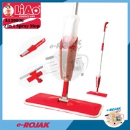 Liao A130036 2 in 1 Spray Mop and Window Cleaner Set Mop Lantai Spray Microfiber Mop Flat Mop Brooms