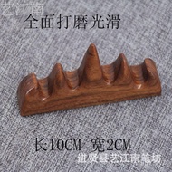 AT/🎫Art Jiangnan Rosewood Pen Holder Red Sandalwood Carving Crafts Wuzhishan Writing Brush Calligraphy Materials Accesso