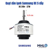 Genuine Samsung air conditioner condenser fan DC 5 wire short shaft copper motor, samsung air condit