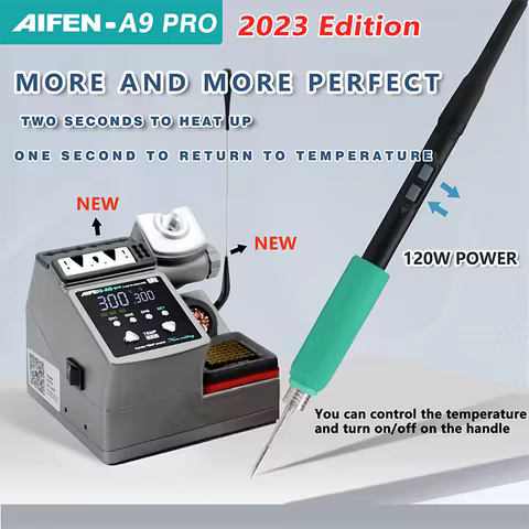 AIFEN A9PRO Soldering Station Compatible SUGON Soldering Iron Tip 210/245/115 Handle Control Tempera