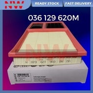 VOLKSWAGEN POLO 1.4 /1.6 , POLO SEDAN 1.6 , VENTO 1.6 AIR FILTER ( 036 129 620M )