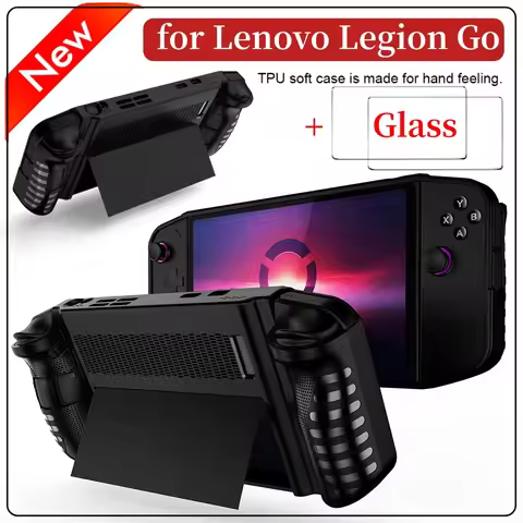 For Lenovo Legion GO Consoles Protective Case Shockproof Cover for Legion GO 2pcs Temperd Glass Scre