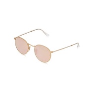 [Rayban] Sunglasses 0RB3447 Round Metal 112 / Z2 Gold 50