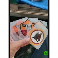 Dtf roma logo / patch / woven as roma just iron it