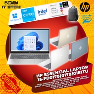 HP 15.6" Essential Laptop 15-fd0178/0179/0181TU - Intel i3 N305/8GB DDR4/512GB SSD/Win 11