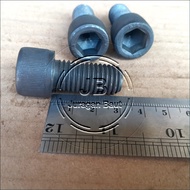BOLT L M14X30 STEEL LENGTH 3 CM 3CM BOLT L STEEL M14 X 30 KEY L12 L 12 WRENCH 22 FULL THREAD BLACK C