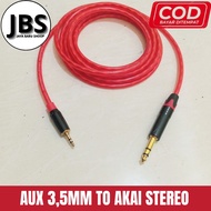 3.5mm stereo to akai Trs 6.5mm high quality stereo aux cable 50cm-5 meters