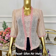 Sixmo (HANYA KEBAYA) Baju Kebaya Jadi Payet Sifon Air Mata Kebaya Bali Modern Wisuda