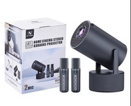 HY300 Pro KTV Karaoke Microphone Speaker Smart Projector
