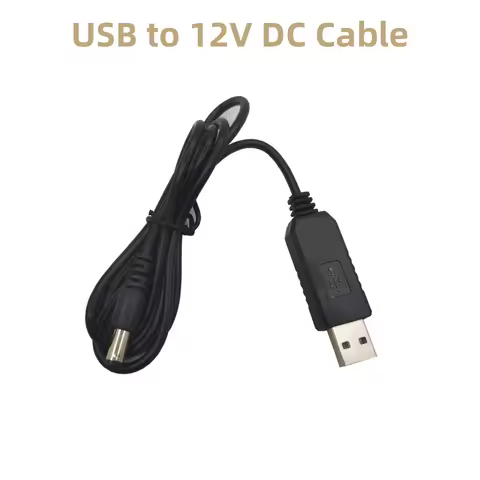 Usb5v to 12V power line charging treasure power supply boost 12V router power connection DC line 5.5