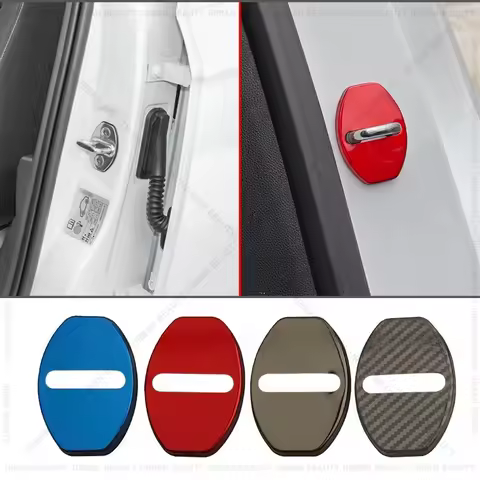 Car Door Lock Cover Auto Emblems Case for VW ID.3 ID.4X ID.4 Crozz ID.5 ID.6X Crozz ID.7 Vizzion ID.