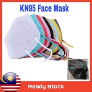 KN95 face Mask Single packaging KN95 5 layers protection 1pcs Face mask Adult Earloop