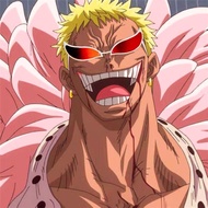 One Piece Doflamingo Same Style Glasses Cool Colorful Premium Metal Punk Cat Eye Merchandise