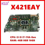 I3 I5 I7-11th Gen Cpu 4g/8g/16g-ram Mainboard Untuk Papan Utama Laptop Asus X421eqy X421epy X421eqyb