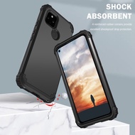 For Google Pixel 3 Pixel 3XL Pixel 3a Pixel 3aXL Pixel 4 Pixel 4XL Pixel 4A 5G Pixel 5 Pixel 5A 5G Shockproof Case Heavy-duty Four-corner Anti-drop Silicone + PC Three-layer Protective Tablet Case Cover