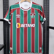 23/24 Fluminense Home Soccer Jersey Mens Green Red Fans Version Football Shirt