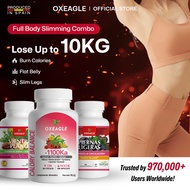 【Oxeagle】Full Body Slimming Bundle | 1100Ka + Flat Belly + Slim Legs | Metabolism Boost & Fat Burn