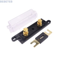 BEBETEB Fuse Holder, Bolt-on ANL Fusible Link, Transparent 50A/80A/100A/250A/300A Fuse Holder Distri