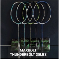 MAXBOLT THUNDERBOLT 35LBS Badminton Racket 100% Original
