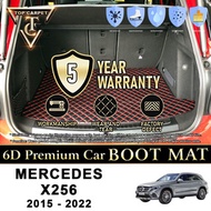 Top Carpet MERCEDES GLC-CLASS X256 (2000 -2006 )Car Boot Mat PU Leather Cargo Mat Trunk Carpet Boot 