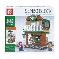 Sembo Block Cofee 283pcs-601019 Children 's Building Blocks Restaurant