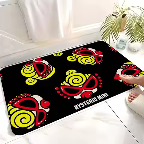 Japan Fashion Hysteric Mini Entrance Door Mat Washable Non-Slip Living Room Sofa Chairs Area Mat Kit
