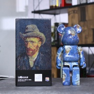 bearbrick400Violent Bear Bearbrick Van Gogh Xingkong Net Red Trend Doll Ornaments Gift Wholesale Delivery