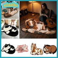 XIAZHI Bedroom Rug, Soft Stain Resistant Area Rug, Comfortable Cartoon Animal Non-Slip Thick Constru