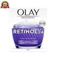 ✅ Olay Regenerist Retinol 24 Night Moisturizer 50g. โอเลย์ รีเจนเนอรีส เรตินอล 24 มอยเจอร์ไรเซอร์ 50