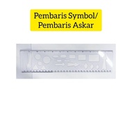 Pembaris Symbol / Pembaris Askar/ Scale Symbol
