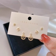 Combination Set Earrings Korean Unique Unique Earrings