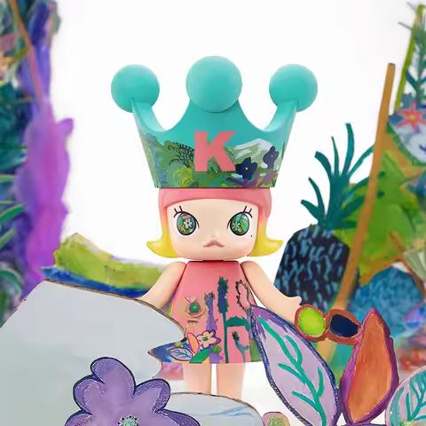 Genuine in Stock POP MART MEGA ROYAL MOLLY 1000% 400% My Childhood Series Collect Ornament Gift