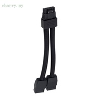 CRY 16Pin GPU Cable 12VHPWR Supply Adapter 2x 8Pin to 16 PIN GPU Extension Cable for 4090 4080 3090T