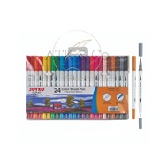 Joyko 24 Colors CLP-07 Color Brush Pen Marker Pen