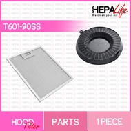 Turbo T601-90SS / T601 90SS Compatible Cooker Hood Carbon filter &amp; Grease Filter - Hepalife