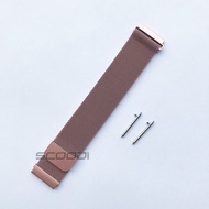 Penang Ship] 22mm Milanese Stainless Steel Magnetic Strap Watchband for Garmin Vivoactive 4/ Garmin 