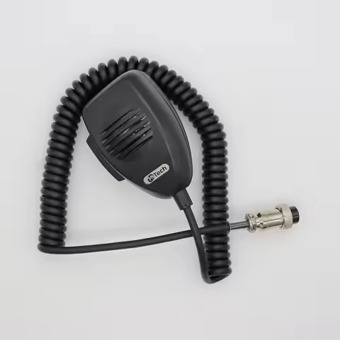 Walkie Talkie CB-12 Microphone 4 Pin Connector Ham Mic Mobile Radio Speaker For Cobra Uniden Galaxy 