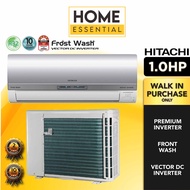 Hitachi 1.5HP Air Conditioner Premium Inverter Series R32 RAS-VX13CJ / RAC-VX13CJ | Air Cond | Aircond