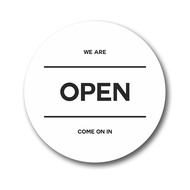Open close board - WHITE OPEN CLOSE SIGN 2